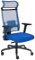 Kancelárska stolička s podrúčkami Elonix - modrá / čierna