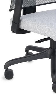 Kancelárska stolička s podrúčkami Elonix - svetlosivá / čierna 8