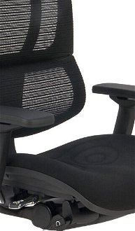 Kancelárska stolička s podrúčkami Iko BT - čierna / chróm 5