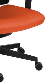 Kancelárska stolička s podrúčkami Libon BS HD - oranžová / čierna 9