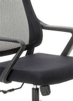 Kancelárska stolička s podrúčkami Loreto - čierna 5