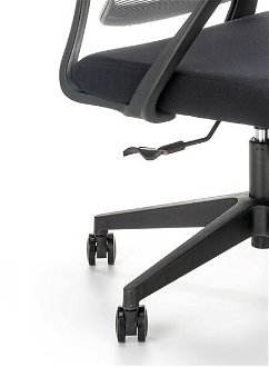Kancelárska stolička s podrúčkami Loreto - sivá / čierna 8