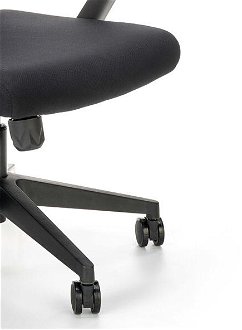 Kancelárska stolička s podrúčkami Loreto - sivá / čierna 9