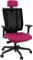 Kancelárska stolička s podrúčkami Mixerot BS HD - tmavoružová / čierna