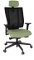 Kancelárska stolička s podrúčkami Mixerot BS HD - zelená / čierna