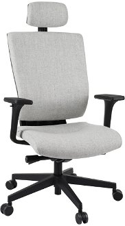 Kancelárska stolička s podrúčkami Mixerot BT HD - sivá / čierna 2