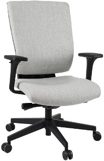 Kancelárska stolička s podrúčkami Mixerot BT - sivá / čierna