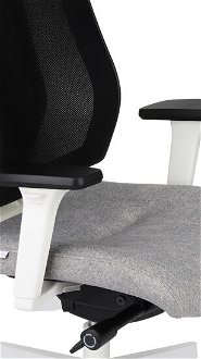 Kancelárska stolička s podrúčkami Mixerot WS HD - sivá / čierna / biela 5