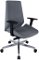 Kancelárska stolička s podrúčkami Munos B - sivá / chróm