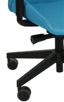Kancelárska stolička s podrúčkami Munos B - tyrkysová / čierna 8