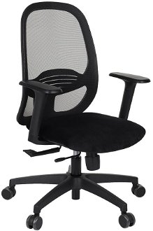 Kancelárska stolička s podrúčkami Nedim BS - čierna 2