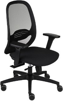 Kancelárska stolička s podrúčkami Nedim BS - čierna (Kosma 01)