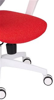 Kancelárska stolička s podrúčkami Nedim WS HD - červená / sivá / biela 9