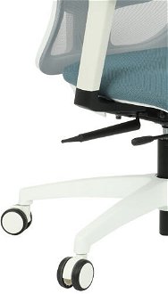 Kancelárska stolička s podrúčkami Nedim WS HD - modrá / sivá / biela 8