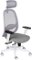 Kancelárska stolička s podrúčkami Nedim WS HD - sivá (Medley 05) / sivá / biela