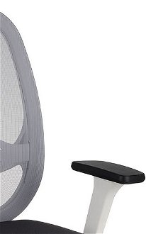 Kancelárska stolička s podrúčkami Nedim WS - tmavosivá / sivá / biela 7