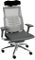Kancelárska stolička s podrúčkami Primus BS - sivá / chróm