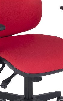 Kancelárska stolička s podrúčkami Sean 3D - červená / čierna 5
