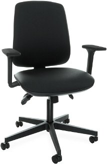 Kancelárska stolička s podrúčkami Sean 3D - čierna (Valencia 01)