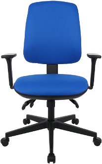 Kancelárska stolička s podrúčkami Sean 3D - modrá / čierna