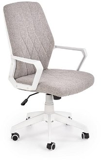 Kancelárska stolička s podrúčkami Spin 2 - béžová / biela 2