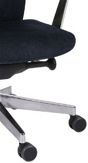Kancelárska stolička s podrúčkami Starmit AL1 - čierna / chróm 9