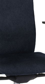 Kancelárska stolička s podrúčkami Starmit AL1 - čierna / chróm 5
