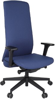 Kancelárska stolička s podrúčkami Starmit B - tmavomodrá / čierna