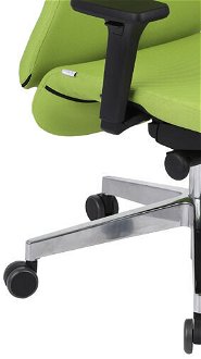 Kancelárska stolička s podrúčkami Starmit B - zelená / chróm 8
