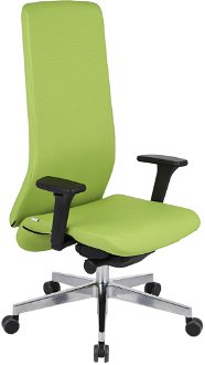 Kancelárska stolička s podrúčkami Starmit B - zelená / chróm 2