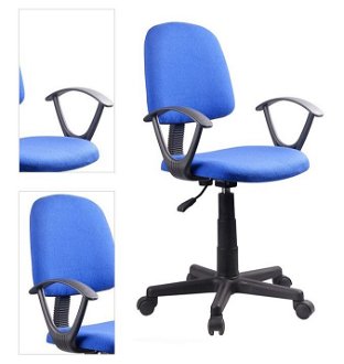 Kancelárska stolička s podrúčkami Tamson - modrá / čierna 4