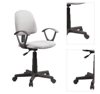 Kancelárska stolička s podrúčkami Tamson - sivá / čierna 3