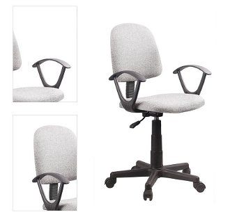 Kancelárska stolička s podrúčkami Tamson - sivá / čierna 4