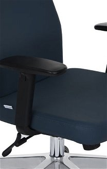 Kancelárska stolička s podrúčkami Timi Plus - čierna / chróm 5
