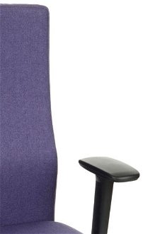 Kancelárska stolička s podrúčkami Timi Plus - fialová / chróm 7