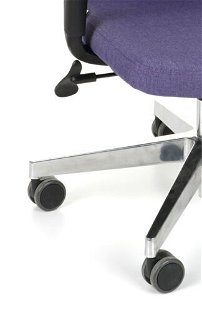 Kancelárska stolička s podrúčkami Timi Plus - fialová / chróm 8