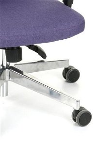 Kancelárska stolička s podrúčkami Timi Plus - fialová / chróm 9