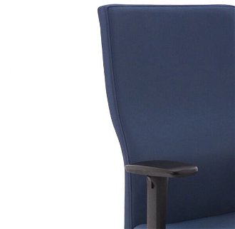 Kancelárska stolička s podrúčkami Timi Plus - tmavomodrá / chróm 6