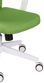 Kancelárska stolička s podrúčkami Timi W Plus HD - zelená / biela 9