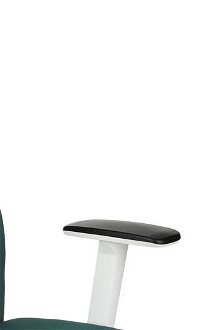 Kancelárska stolička s podrúčkami Timi W Plus - tmavozelená / biela 7