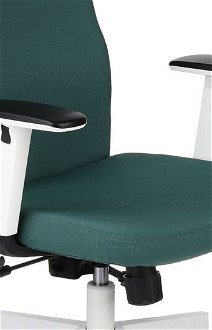 Kancelárska stolička s podrúčkami Timi W Plus - tmavozelená / biela 5