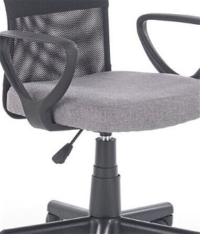 Kancelárska stolička s podrúčkami Timmy - sivá / čierna 5