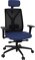 Kancelárska stolička s podrúčkami Velito BS HD - tmavomodrá / čierna