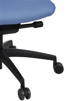 Kancelárska stolička s podrúčkami Velito BT - modrá / čierna 9