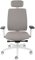 Kancelárska stolička s podrúčkami Velito WT HD - sivá / biela