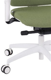 Kancelárska stolička s podrúčkami Velito WT HD - zelená (Cura 16) / biela 8