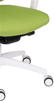Kancelárska stolička s podrúčkami Velito WT HD - zelená (Note 04) / biela 9