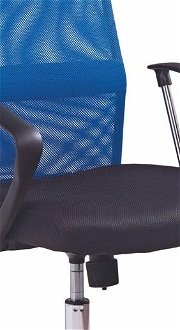 Kancelárska stolička s podrúčkami Vire - modrá / čierna 5