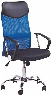 Kancelárska stolička s podrúčkami Vire - modrá / čierna 2