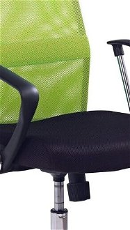 Kancelárska stolička s podrúčkami Vire - zelená / čierna 5